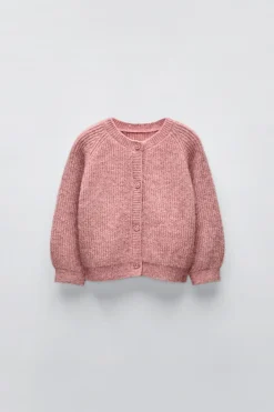 Niños ZARA 6 - 18 Meses·Punto<CHAQUETA PUNTO PERLADO