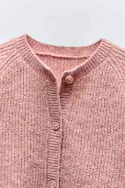 Niños ZARA 6 - 18 Meses·Punto<CHAQUETA PUNTO PERLADO