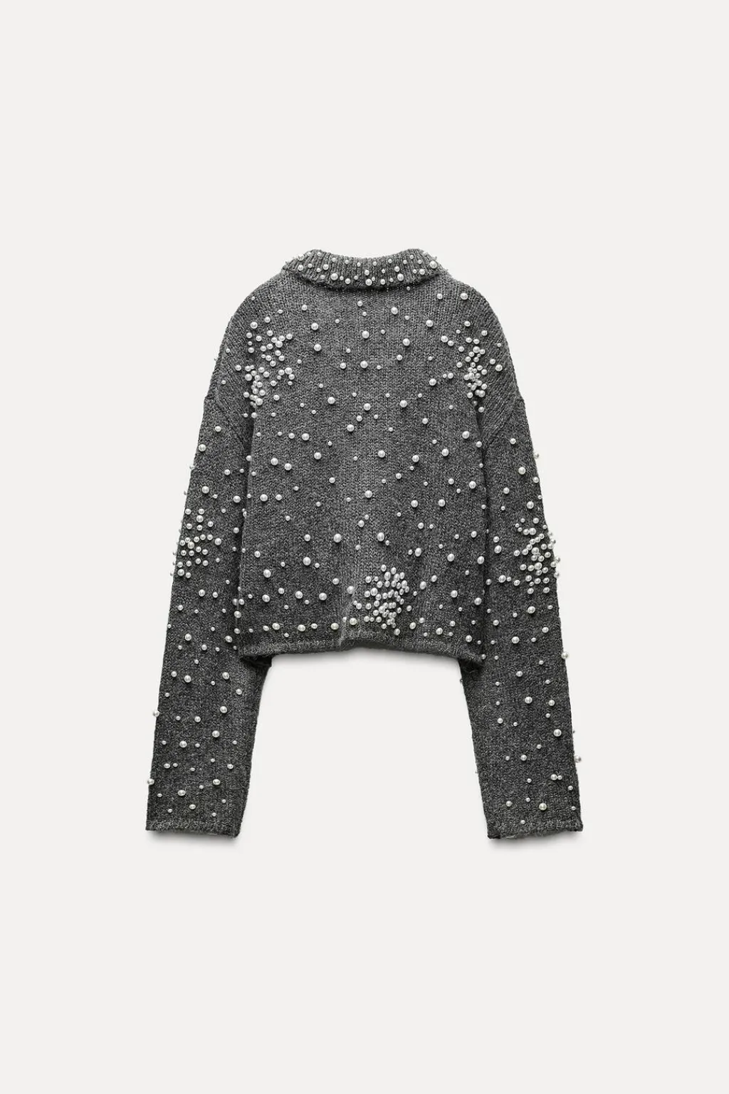 Fashion CHAQUETA PUNTO PERLAS Mujer Cárdigan / Jerséis|Punto