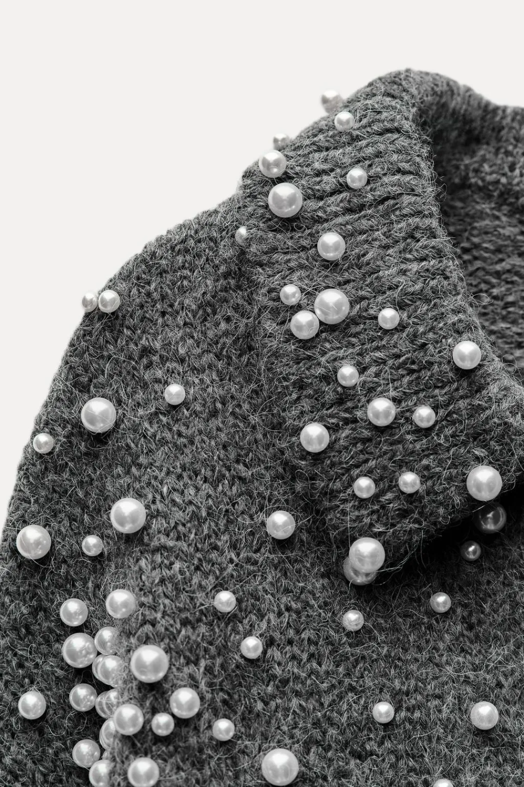 Fashion CHAQUETA PUNTO PERLAS Mujer Cárdigan / Jerséis|Punto