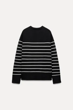 Hot CHAQUETA PUNTO RAYAS Mujer Cárdigan / Jerséis|Punto