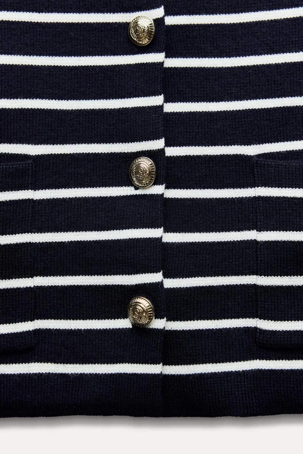 New CHAQUETA PUNTO RAYAS Mujer Cárdigan / Jerséis|Punto