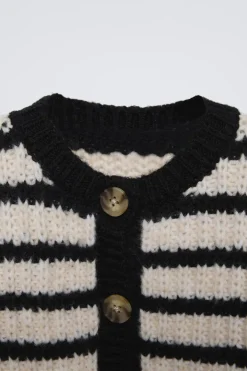 Niños ZARA 1½ - 6 Años·Punto|6 - 18 Meses·Punto<CHAQUETA PUNTO RAYAS