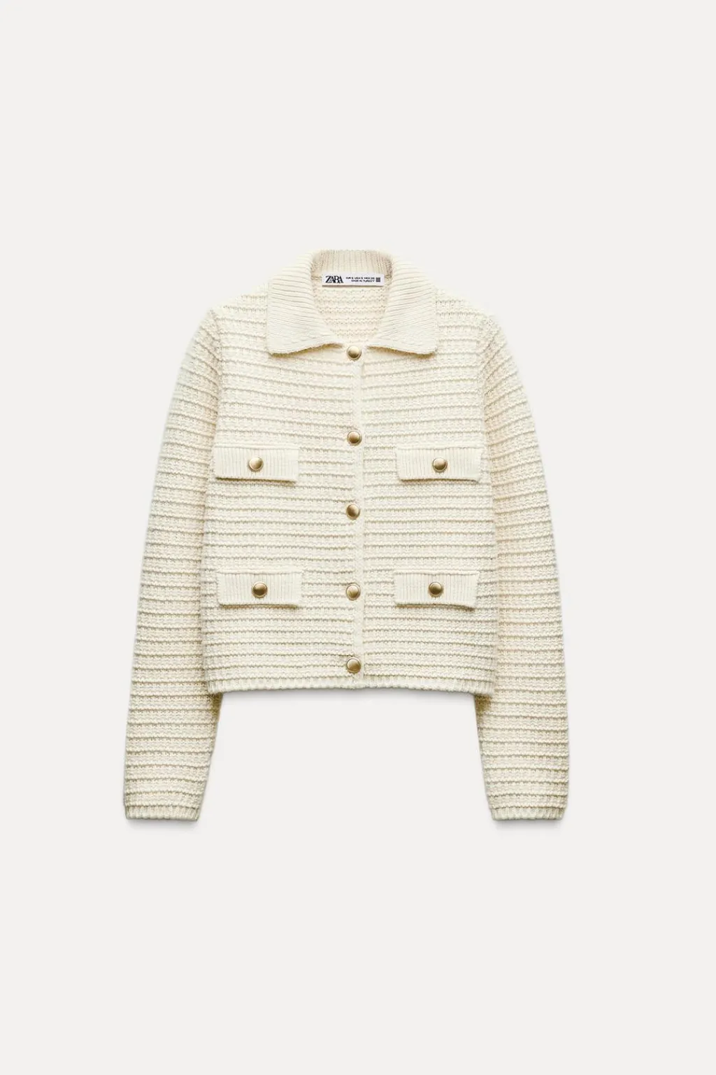 Hot CHAQUETA PUNTO SOLAPAS Mujer Cárdigan / Jerséis|Punto