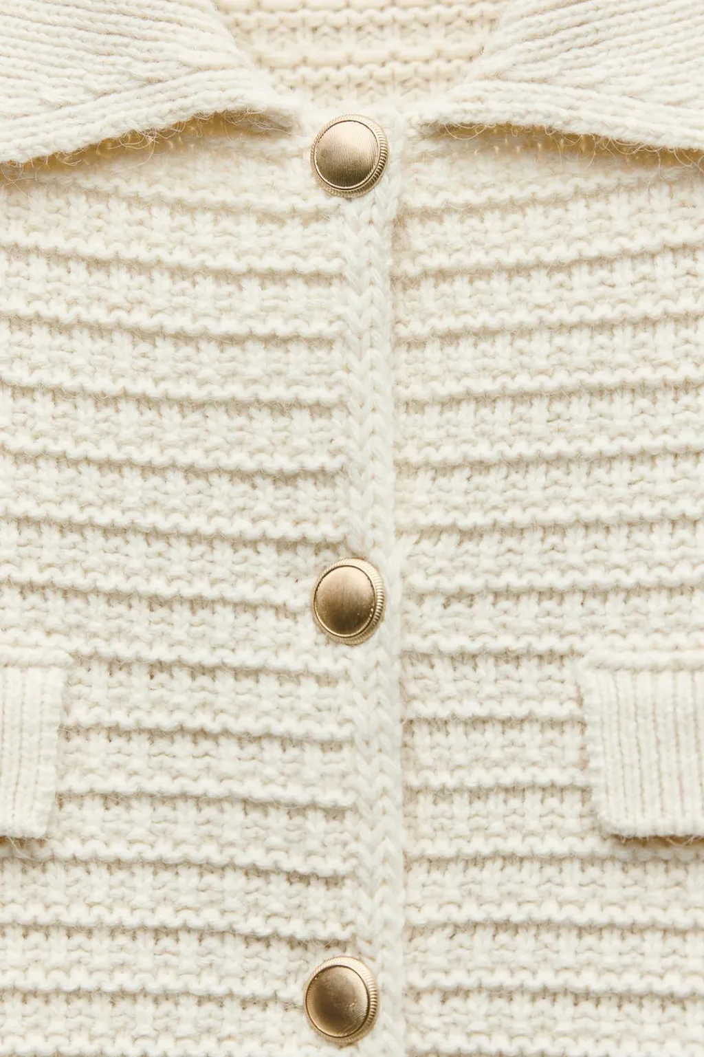 Hot CHAQUETA PUNTO SOLAPAS Mujer Cárdigan / Jerséis|Punto