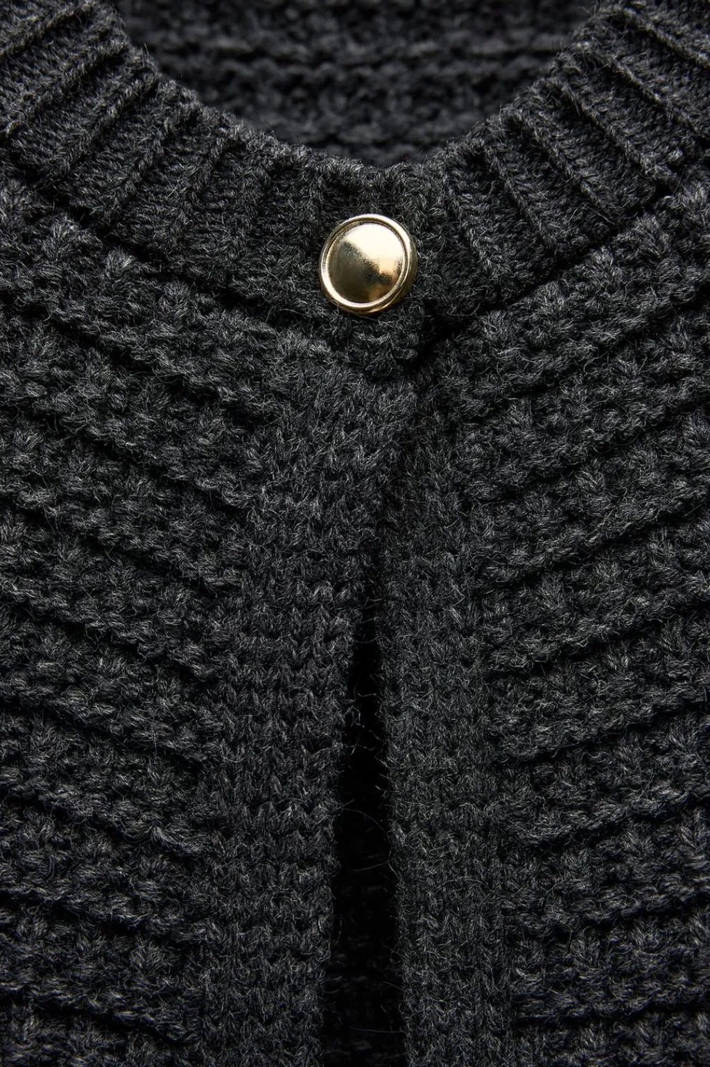 Discount CHAQUETA PUNTO UN BOTÓN Mujer Cárdigan / Jerséis|Punto