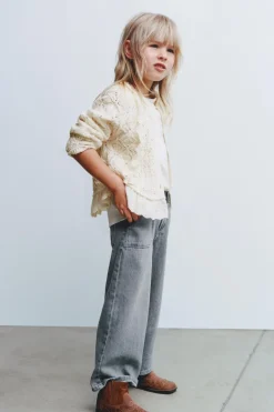 Niños ZARA 1½ - 6 Años·Punto|6 - 18 Meses·Punto<CHAQUETA PUNTO VOLANTES