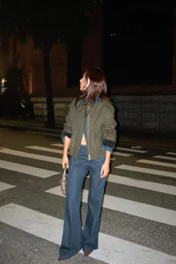 Discount CHAQUETA PUÑOS CONTRASTE ZW COLLECTION Mujer Chaquetas / Cazadoras