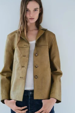 Discount CHAQUETA RECTA PIEL 100% ZW COLLECTION Mujer Chaquetas / Cazadoras