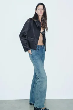 Discount CHAQUETA SATINADA ZW COLLECTION Mujer Chaquetas / Cazadoras