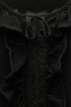 New CHAQUETA VOLANTES 100% LANA Mujer Cárdigan / Jerséis|Punto