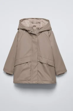 Niños ZARA 1½ - 6 Años·Abrigos|1½ - 6 Años·Total Look<CHUBASQUERO CAPUCHA FORRADO