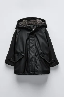 Niños ZARA 1½ - 6 Años·Abrigos|1½ - 6 Años·Total Look<CHUBASQUERO ENGOMADO FORRADO