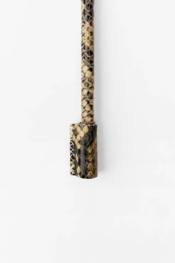 Sale CINTURÓN CIRCULAR PIEL ESTAMPADO ANIMAL Mujer Accesorios / Bisuteria