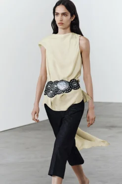 Clearance CINTURÓN CÍRCULOS PIEL TACHAS Mujer Accesorios / Bisuteria