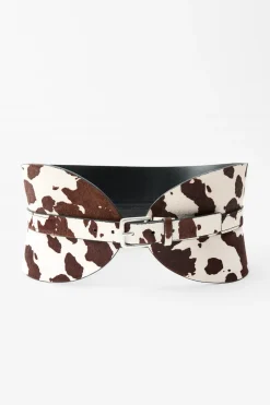 Outlet CINTURÓN FAJÍN ESTAMPADO ANIMAL Mujer Accesorios / Bisuteria