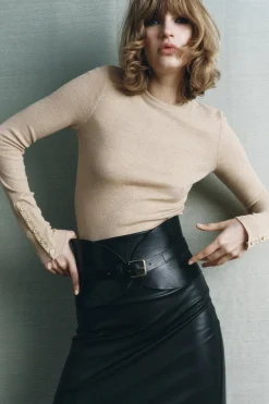 Online CINTURÓN FAJÍN LISO PIEL Mujer Accesorios / Bisuteria