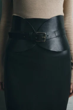 Online CINTURÓN FAJÍN LISO PIEL Mujer Accesorios / Bisuteria