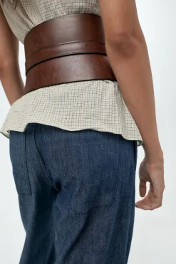 Clearance CINTURÓN FAJÍN PIEL LABRADA Mujer Accesorios / Bisuteria