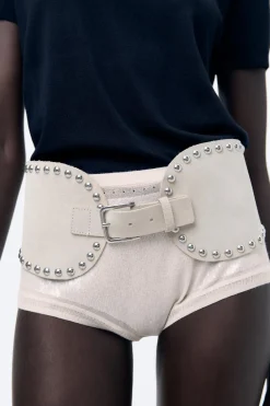 Fashion CINTURÓN FAJÍN PIEL TACHAS Mujer Accesorios / Bisuteria