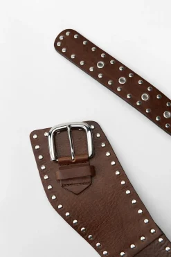 Best CINTURÓN FAJÍN PIEL TACHAS Mujer Accesorios / Bisuteria