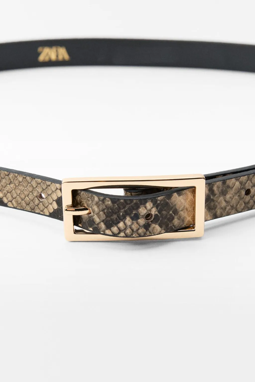 Online CINTURÓN FINO ESTAMPADO ANIMAL Mujer Accesorios / Bisuteria