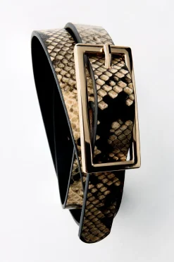 Online CINTURÓN FINO ESTAMPADO ANIMAL Mujer Accesorios / Bisuteria