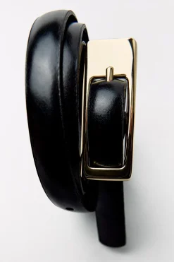 Hot CINTURÓN FINO HEBILLA RECTANGULAR Mujer Accesorios / Bisuteria