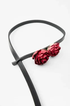 Hot CINTURÓN FINO PIEL ROSAS Mujer Accesorios / Bisuteria