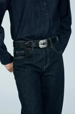 Best CINTURÓN HEBILLA LABRADA COWBOY Mujer Accesorios / Bisuteria