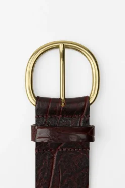 Hot CINTURÓN PIEL GRABADO Mujer Accesorios / Bisuteria