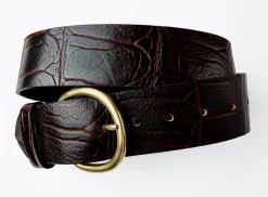 Hot CINTURÓN PIEL GRABADO Mujer Accesorios / Bisuteria