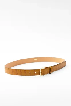 Best CINTURÓN PIEL HEBILLA CUADRADA Mujer Accesorios / Bisuteria