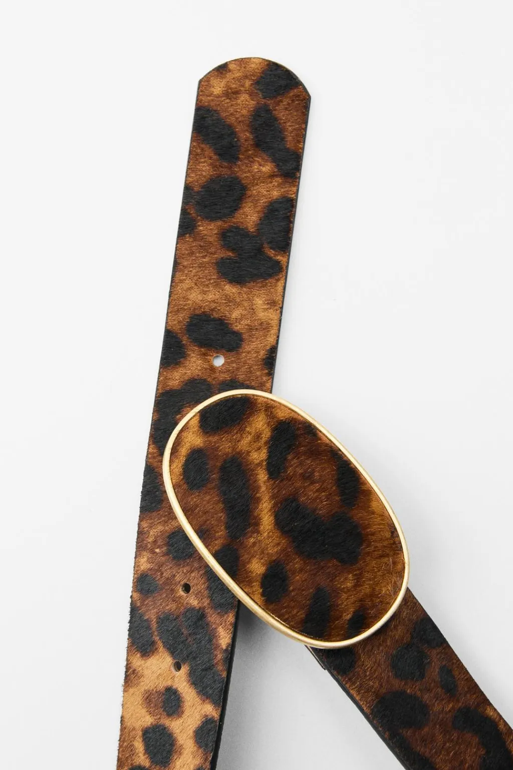 Online CINTURÓN PIEL HEBILLA ESTAMPADO ANIMAL Mujer Accesorios / Bisuteria