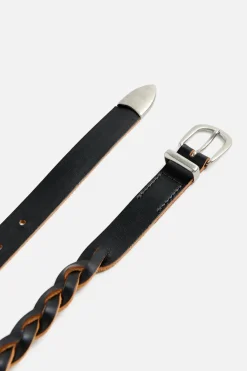 Clearance CINTURÓN PIEL TRENZADA Hombre Piel|Accesorios