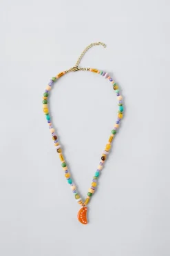 Niños ZARA 1½ - 6 Años·Accesorios|6 - 14 Años·Accesorios<COLLAR ABALORIOS COLGANTE FRUTA