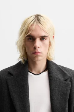 Hot COLLAR ABALORIOS PIEDRA Hombre Accesorios