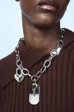 Clearance COLLAR CADENA CHARMS Mujer Accesorios / Bisuteria