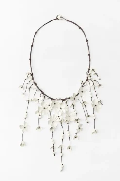 New COLLAR CASCADA CORDÓN FLORES Mujer Accesorios / Bisuteria