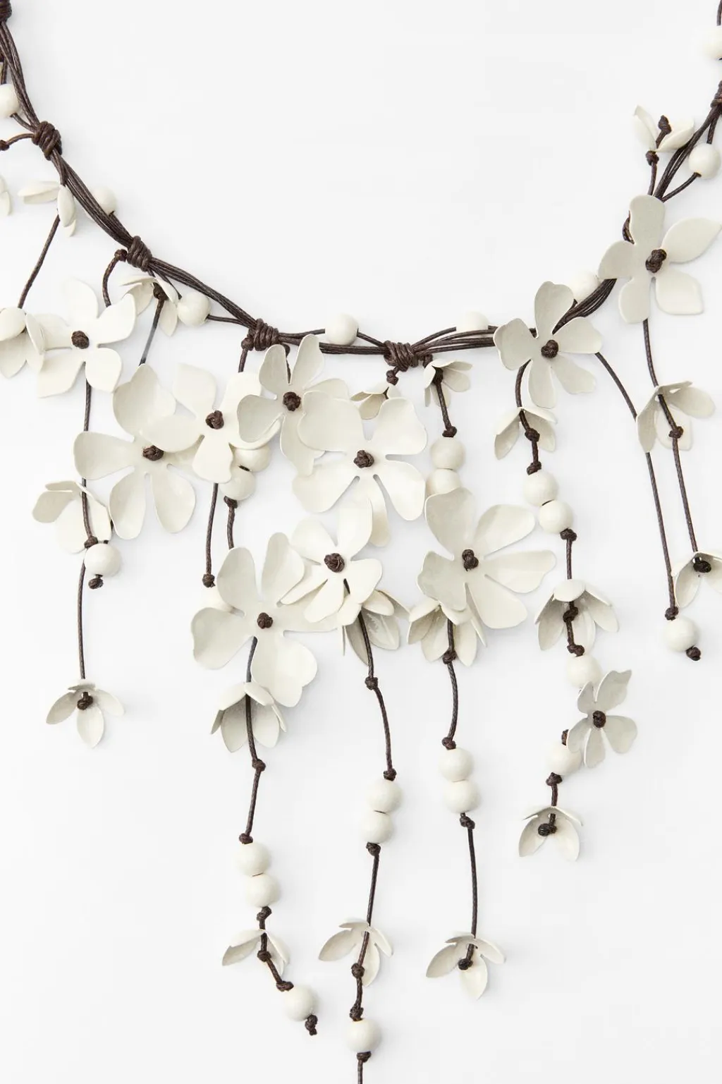 New COLLAR CASCADA CORDÓN FLORES Mujer Accesorios / Bisuteria