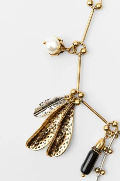 Discount COLLAR CHARMS HOJAS PERLAS Mujer Accesorios / Bisuteria