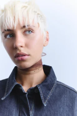 Fashion COLLAR CHOKER TUL STRASS Mujer Accesorios / Bisuteria