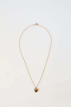 Niños ZARA 1½ - 6 Años·Accesorios|6 - 14 Años·Accesorios<COLLAR CORAZÓN RELICARIO BAÑO ORO 24KT