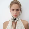 Discount COLLAR CORDÓN FLOR Mujer Accesorios / Bisuteria