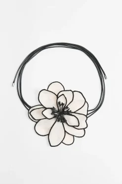 Discount COLLAR CORDÓN FLOR Mujer Accesorios / Bisuteria