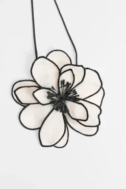 Discount COLLAR CORDÓN FLOR Mujer Accesorios / Bisuteria