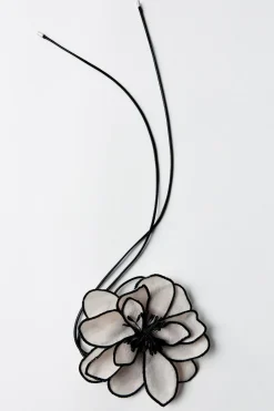 Discount COLLAR CORDÓN FLOR Mujer Accesorios / Bisuteria