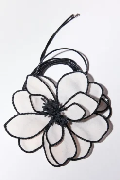 Discount COLLAR CORDÓN FLOR Mujer Accesorios / Bisuteria