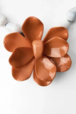 Best COLLAR CORDÓN PIEZAS FLOR Mujer Accesorios / Bisuteria