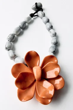 Best COLLAR CORDÓN PIEZAS FLOR Mujer Accesorios / Bisuteria